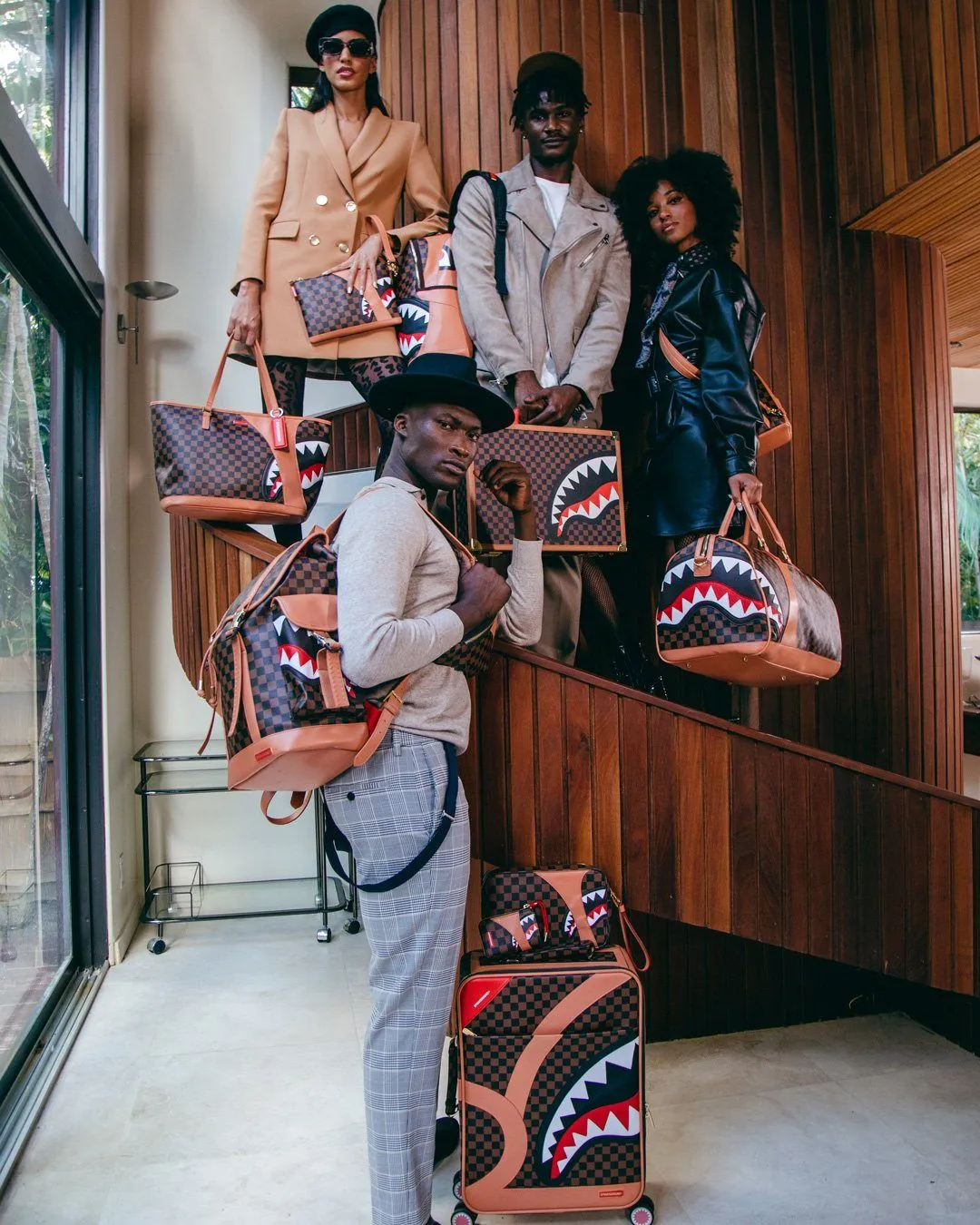Sprayground Bag HENNY AIR TO THE THRONE DUFFLE Brown