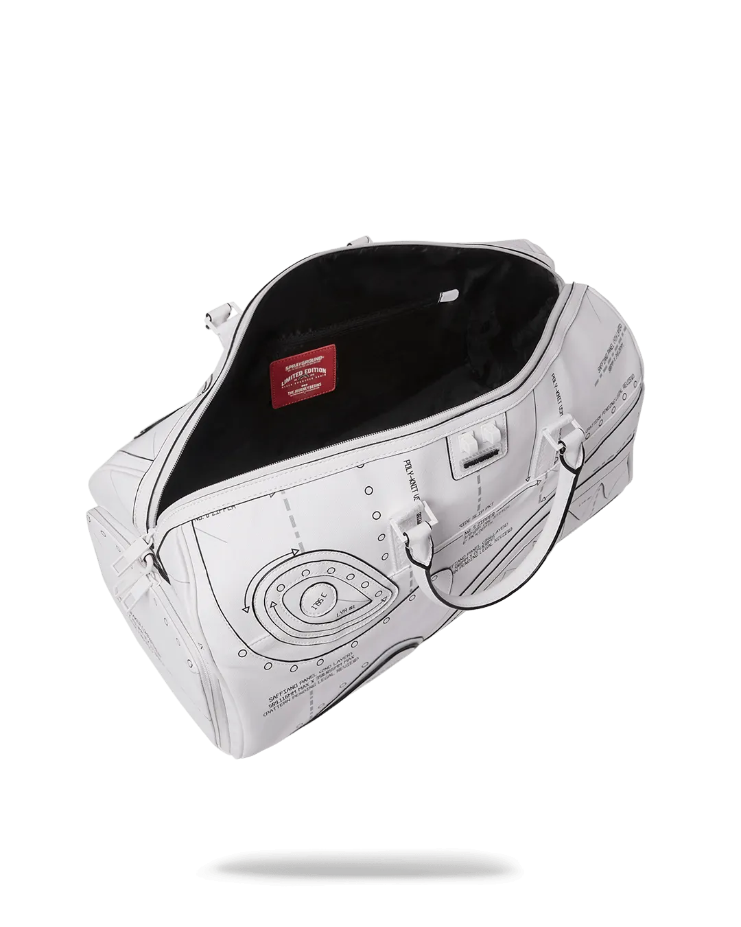 Sprayground Bag TECHNICAL CUT SEW DUFFLE White