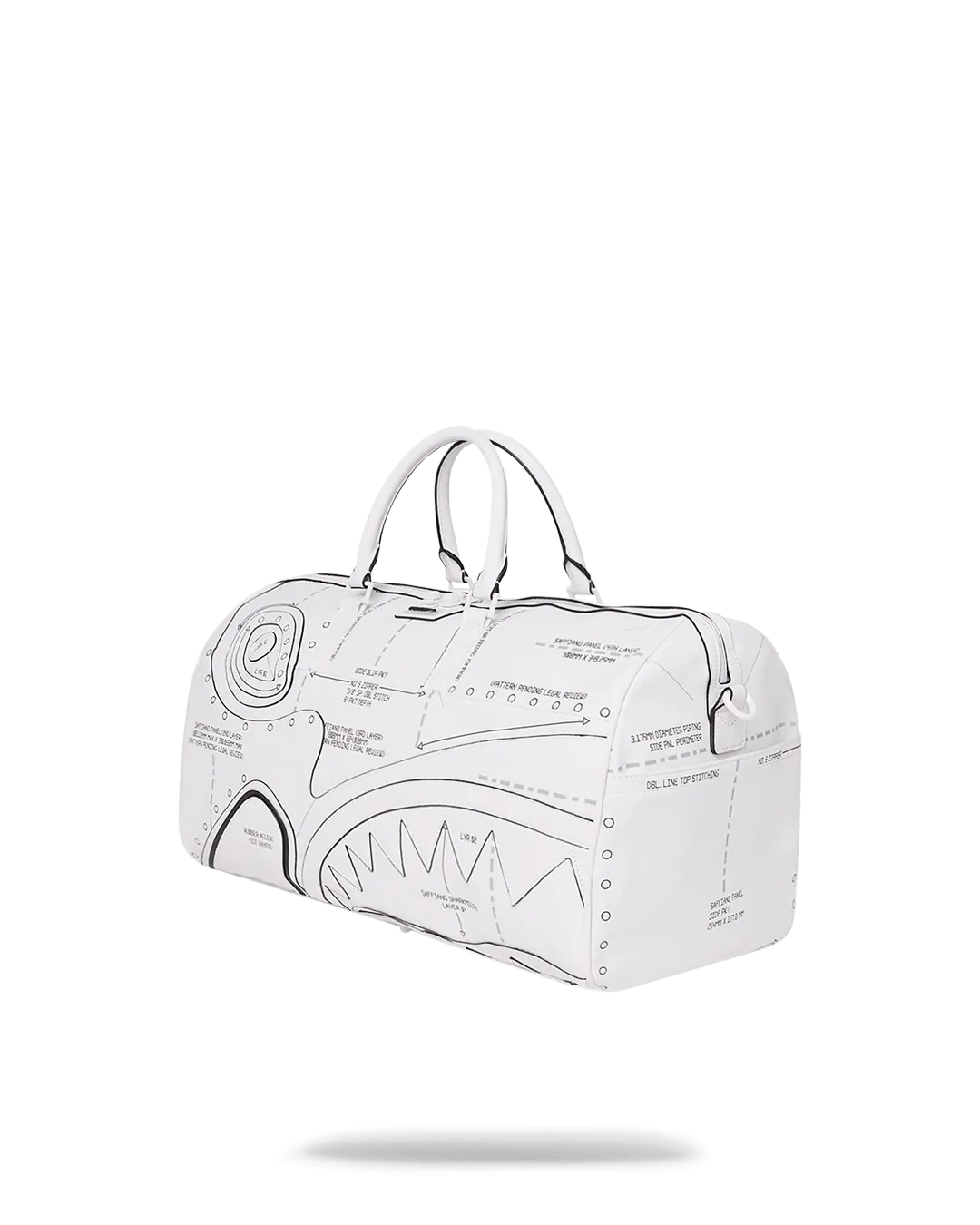 Sprayground Bag TECHNICAL CUT SEW DUFFLE White