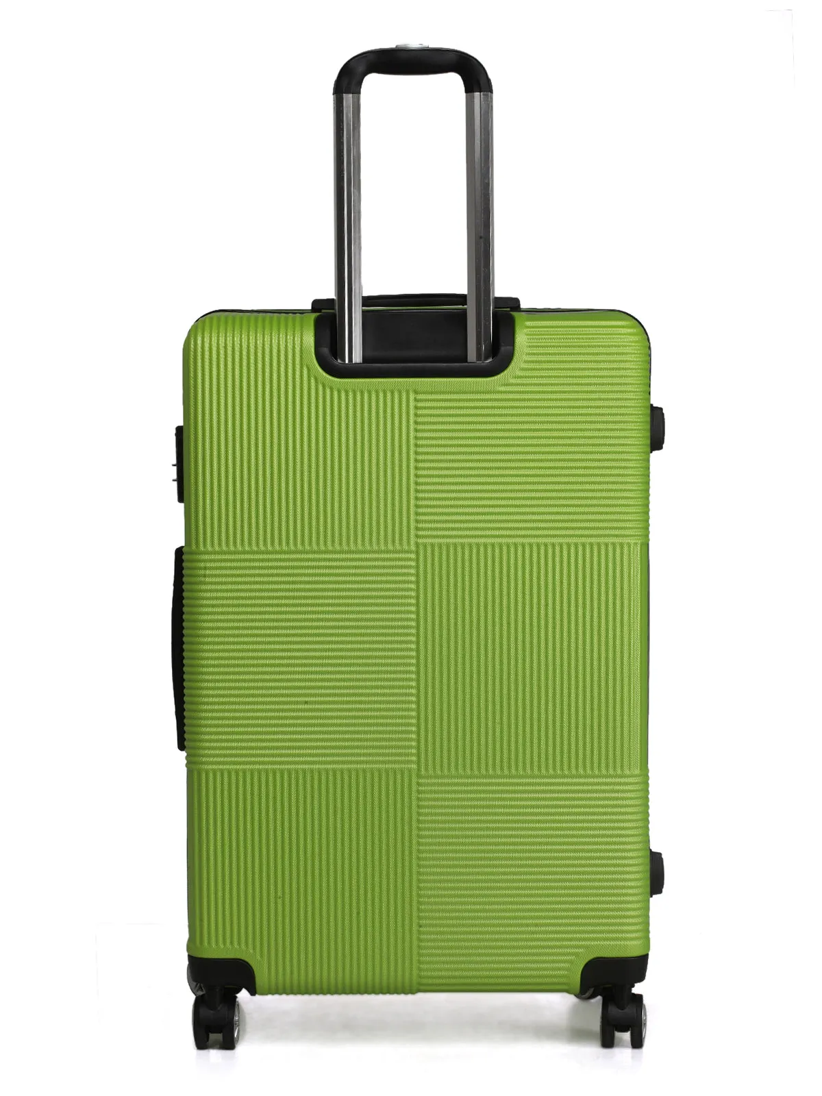 Teakwood Unisex Green Trolley Bag - Small