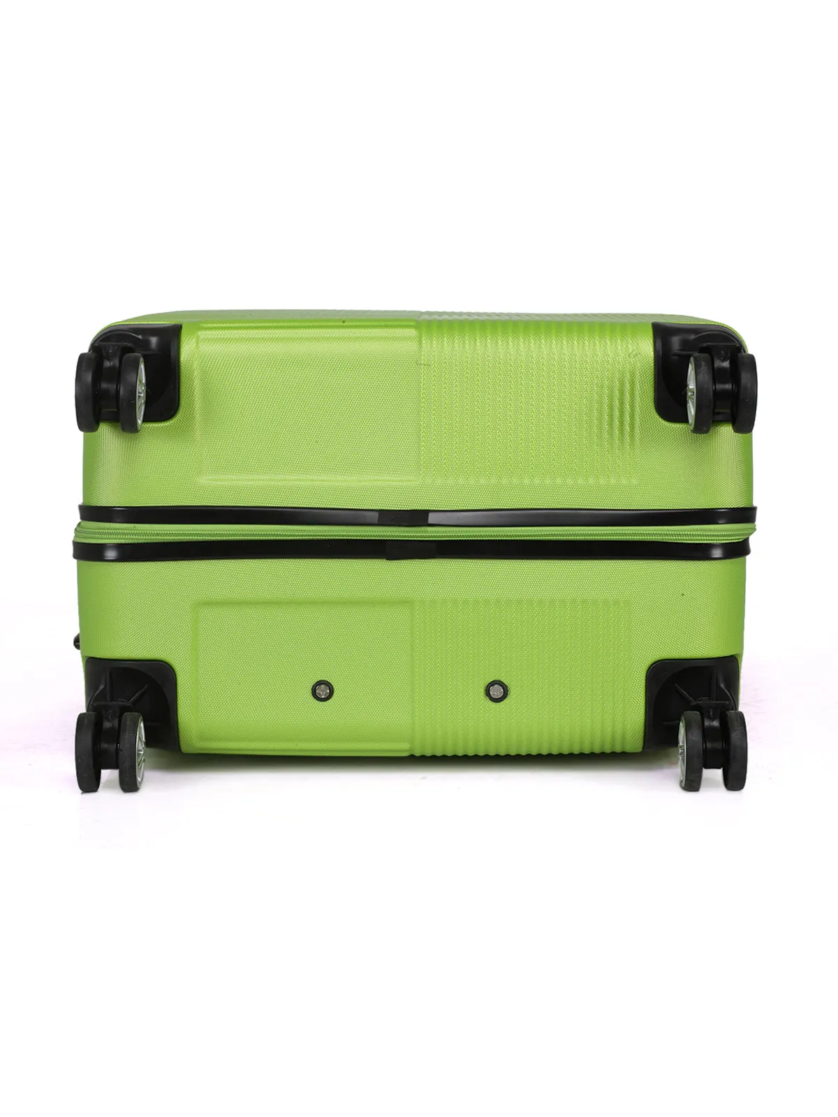Teakwood Unisex Green Trolley Bag - Small