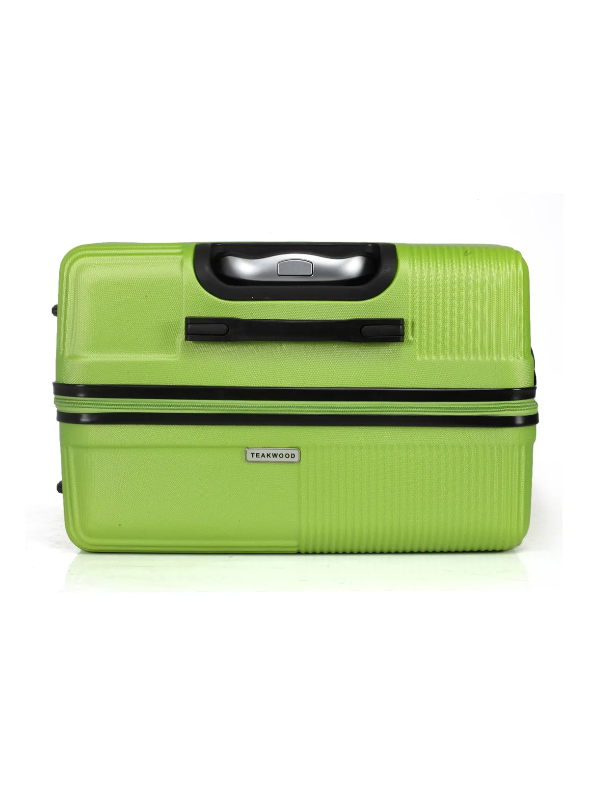 Teakwood Unisex Green Trolley Bag - Small