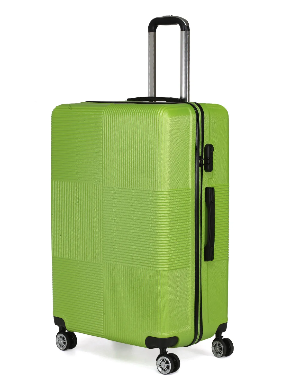 Teakwood Unisex Green Trolley Bag - Small