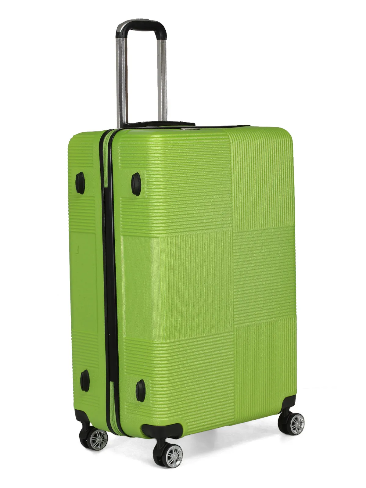 Teakwood Unisex Green Trolley Bag - Small
