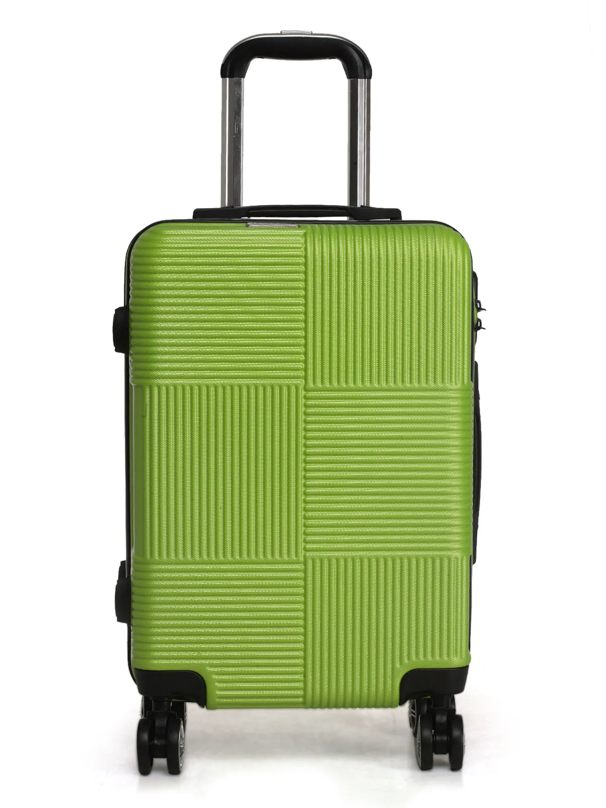 Teakwood Unisex Green Trolley Bag - Small