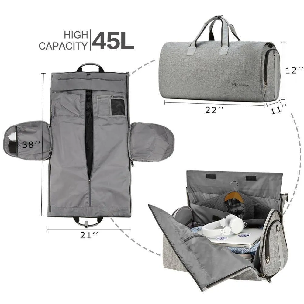 Travel Garment Bag with Shoulder Strap Duffel Bag Carry on