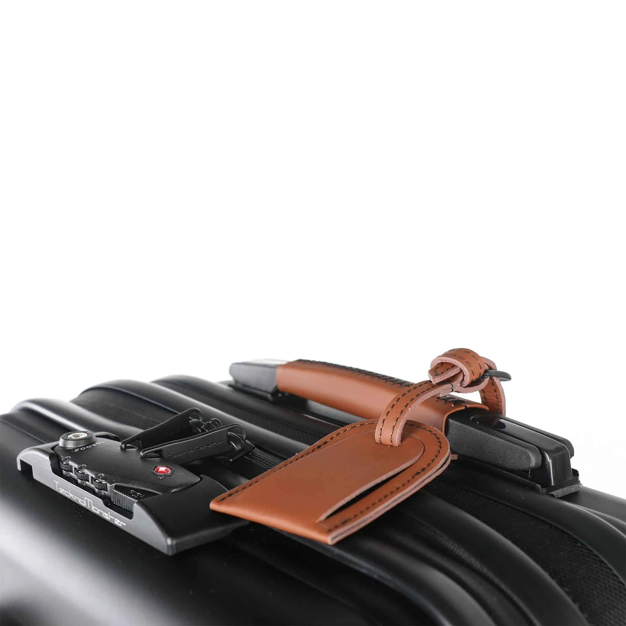 Trolley Akille Flap Brown in Carbon Fiber