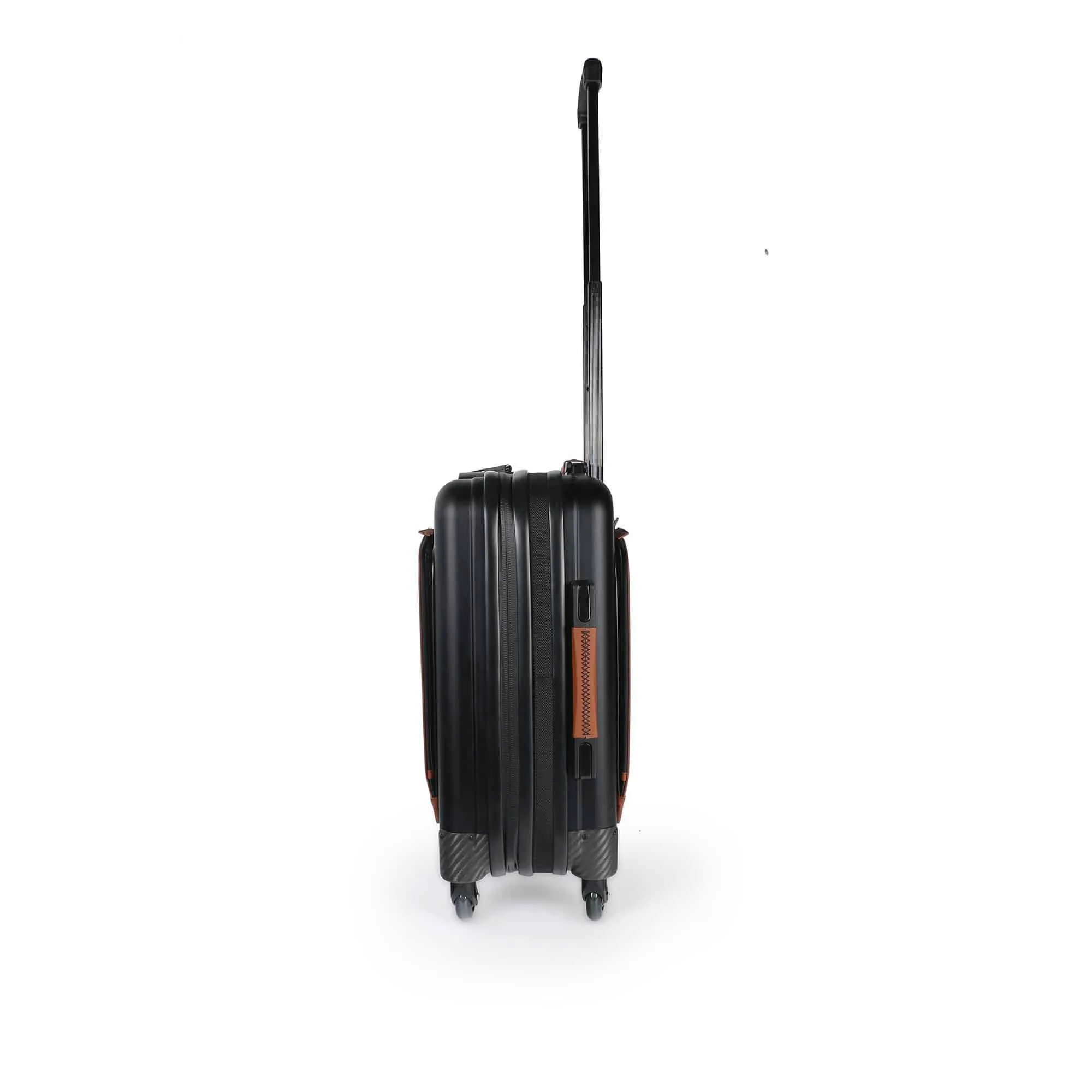 Trolley Akille Flap Brown in Carbon Fiber