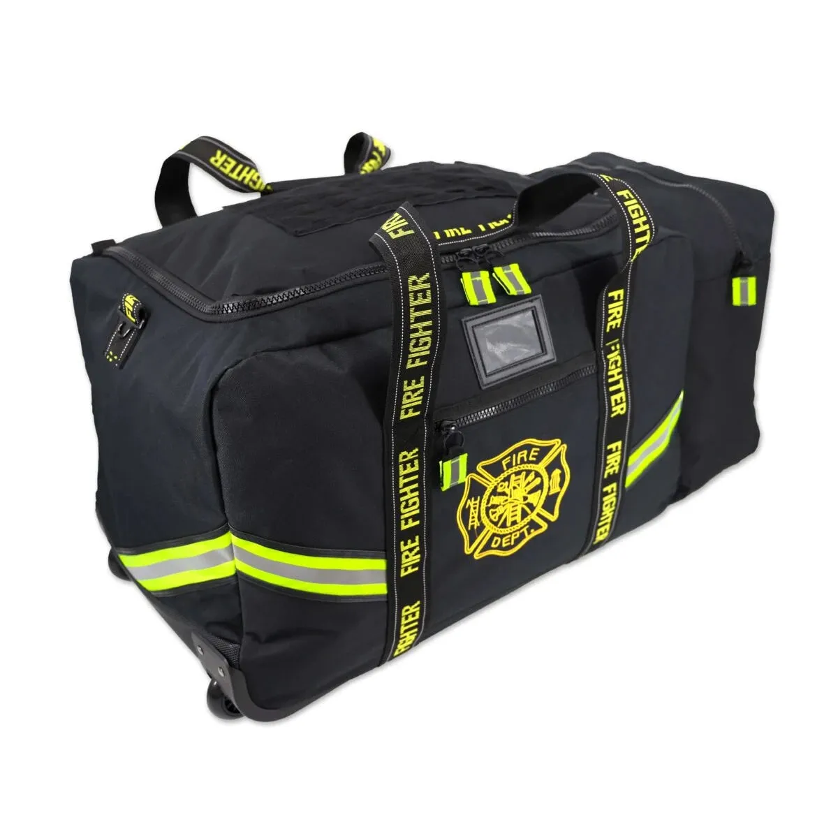 Value Rolling Firefighter Turnout Gear Bag w/ Rollerblade Wheels