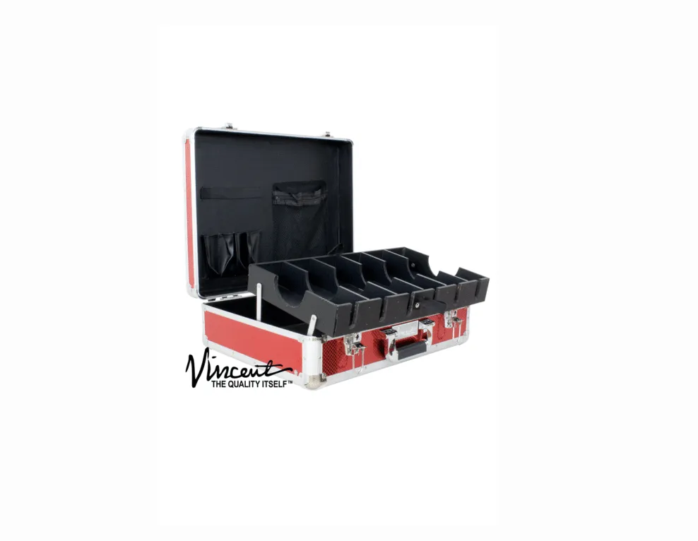 Vincent Premium Large Master Case – Red #VT10142-RD