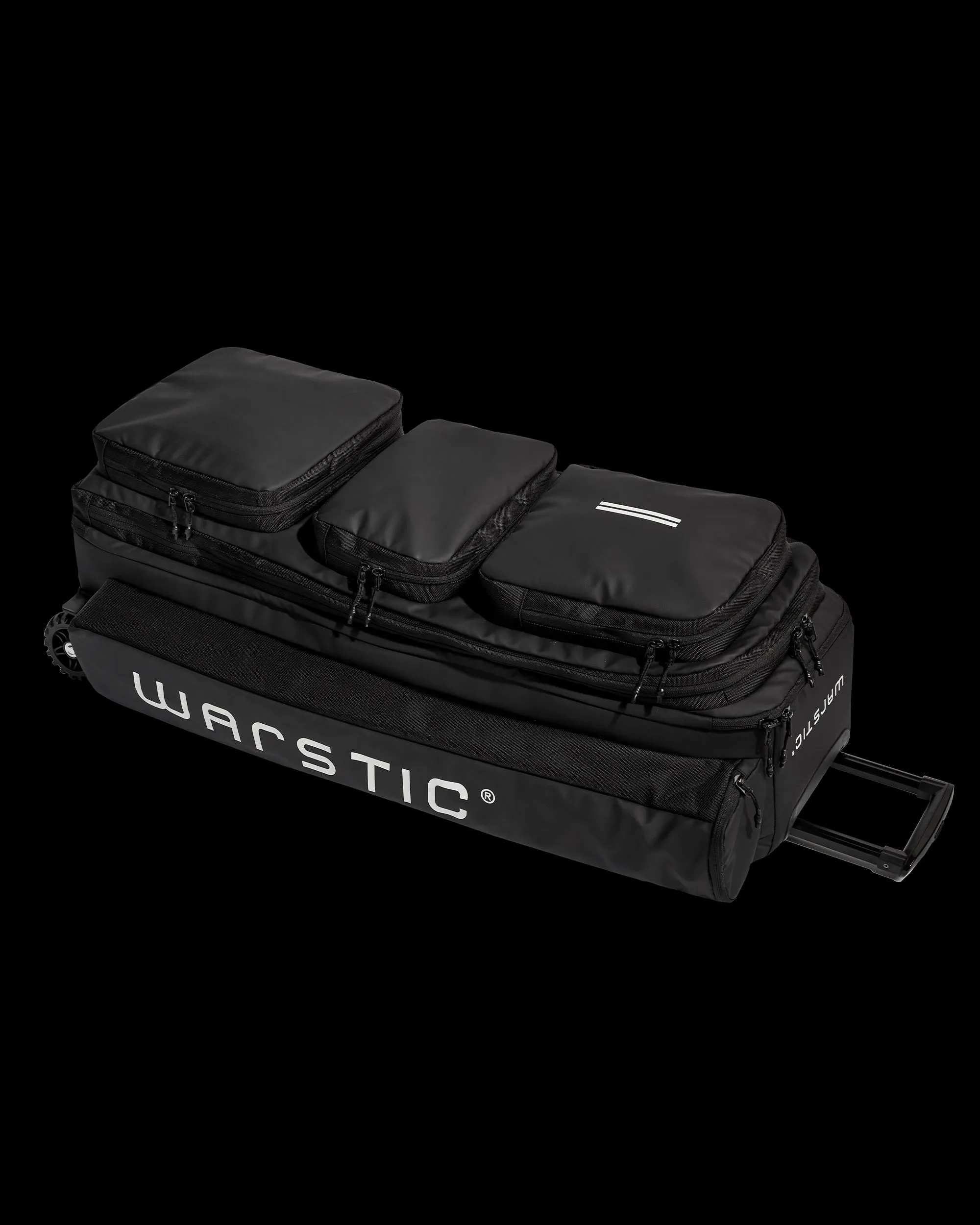 WARRIOR CATCHERS WHEELED BAG (BLACK)