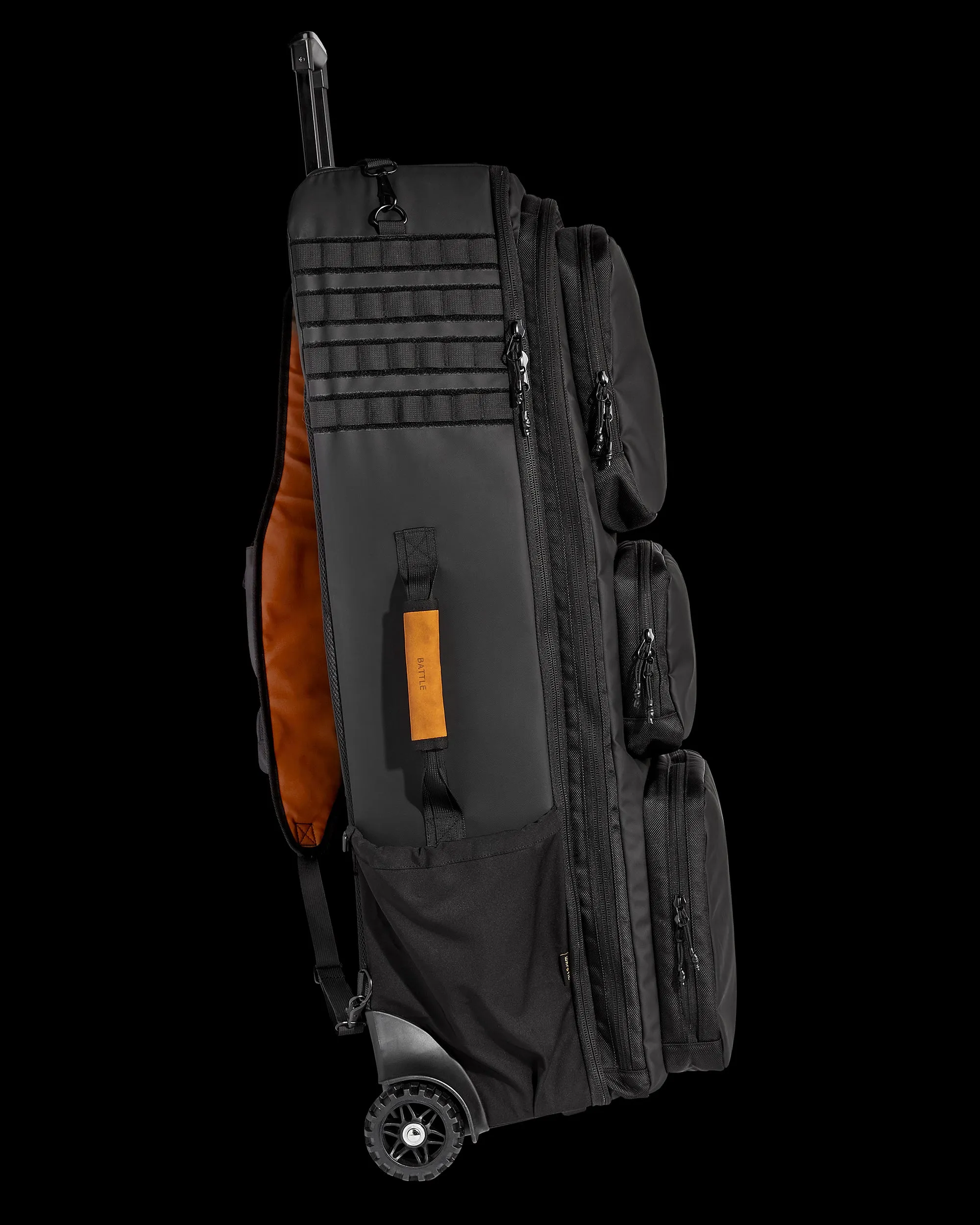 WARRIOR CATCHERS WHEELED BAG (BLACK)