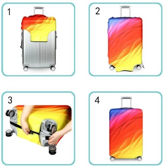 Winter Panda | Standard Design | Luggage Suitcase Protective Cover