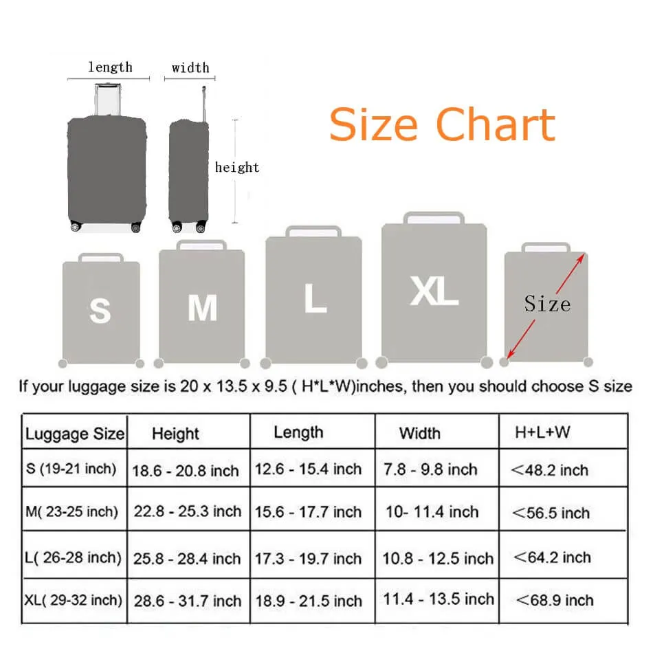 Winter Panda | Standard Design | Luggage Suitcase Protective Cover
